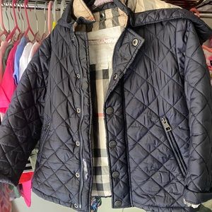 Navy Unisex Burberry Jacket